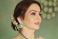 Nita Ambani jewellery collection price  emerald diamond necklace sets kxa 