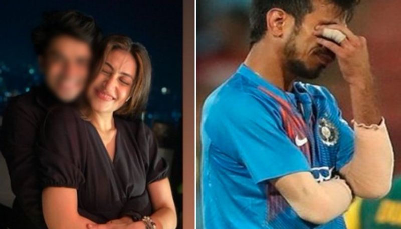 Social media users target Yuzvendra Chahal wife Dhanashree Verma after her photo with choreographer Pratik Utekar goes viral kvn