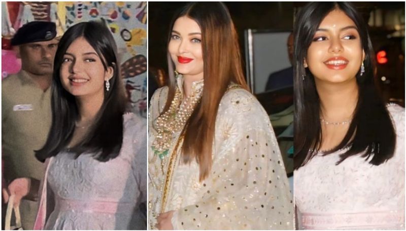 Aaradhya Bachchan flaunts new hairstyle for Ambanis bash internet heaps praises vvk