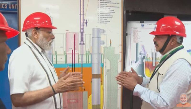 Kalpakkam India's first domestic fast breeding reactor Prime Minister Narendra Modi visited in person ans