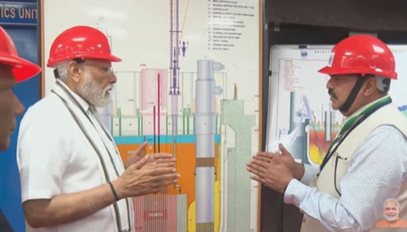 Kalpakkam India's first domestic fast breeding reactor Prime Minister Narendra Modi visited in person ans