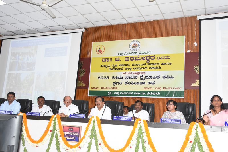 If   neglected in drought management, action will be taken Minister Dr. G. Parameshwara snr