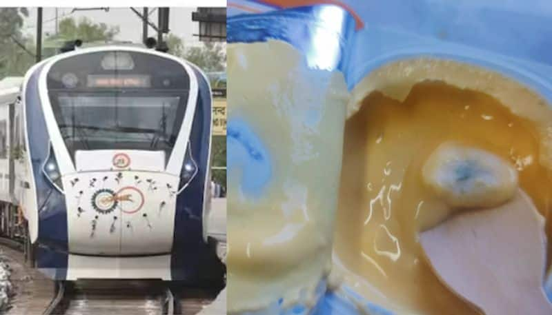 Vande Bharat passenger was served rotten yoghurt as part of his meal complaint etj