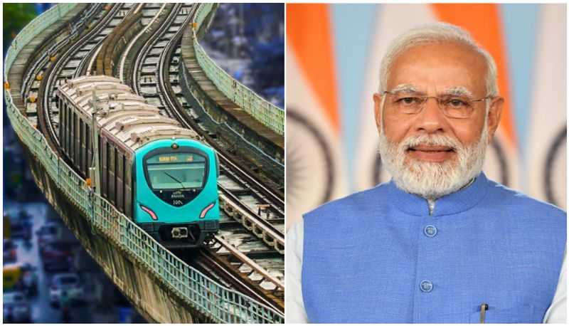 prime minister narendra modi to inaugurate kochi metro tripunithura station joy