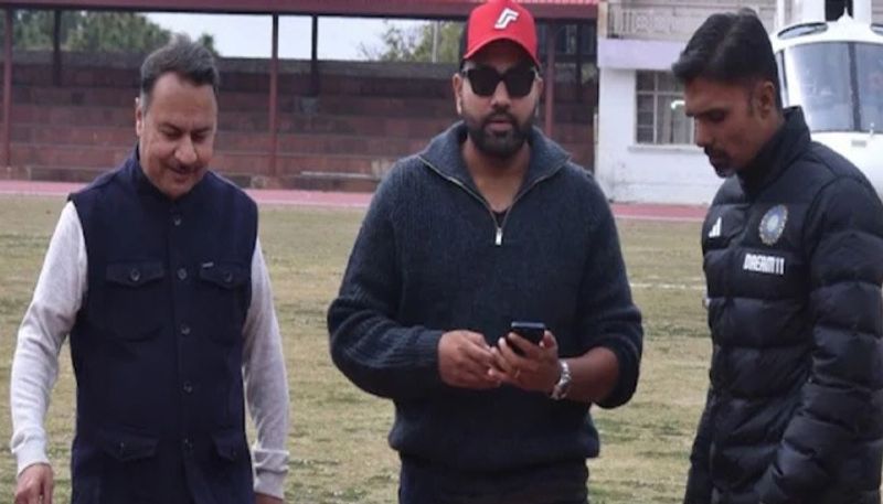 India vs England: Rohit Sharma arrives in Dharamshala in a helicopter. Video goes viral RMA