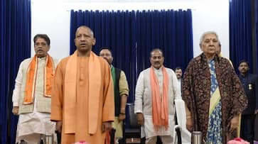 Uttar Pradesh News Yogi cabinet expanded Subhashpa chief OP Rajbhar Saini RLD MLA RLD MLA Anil Kumar BJP MLA Sunil Sharma took oath minister XSMN