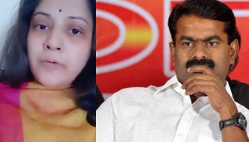 Actress Vijayalakshmi controversial video about politician seeman says she gonna die ans