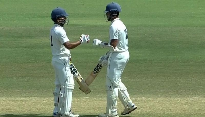 Ranji Trophy Semifinal Late wickets put Vidarbha on top against Madhya Pradesh kvn