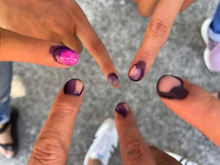 Do you know where the ink applied to the finger is made during voting? What's so special about it?..ISR