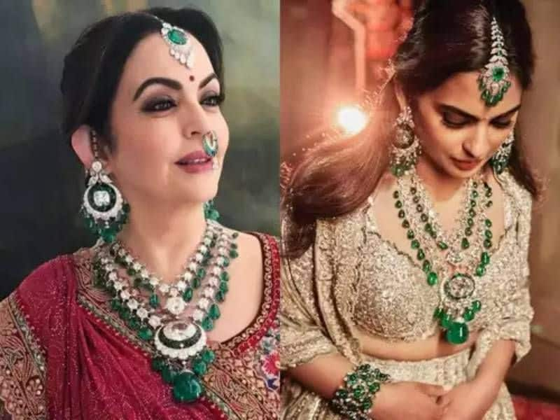 Why does Nita Ambani and Isha Ambani wears emerald stone jewellery, what is special about it Vin