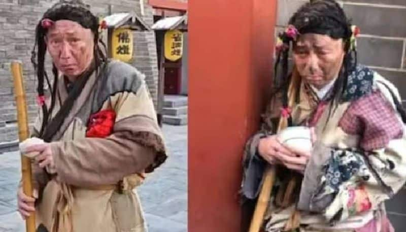 chinese actor earns eight lakh per month by begging in tourist spots rlp