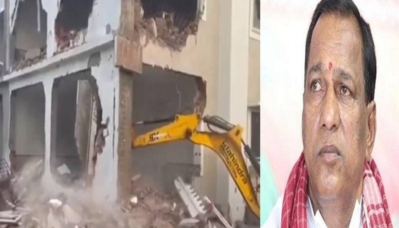 మాజీ మంత్రి మల్లారెడ్డి అల్లుడికి షాక్.. ఎంఎల్‌ఆర్‌ఐటీ కాలేజ్ ను కూల్చేసిన అధికారులు..