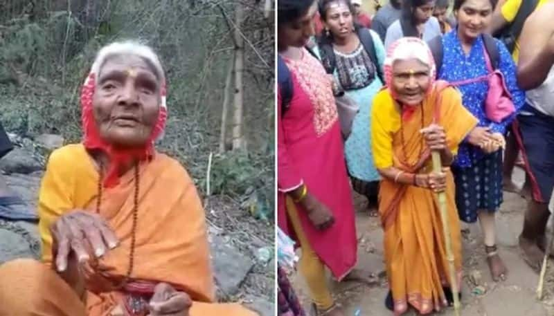 102 year old grandmother walk for Narendra Modi to Return as Prime Minister san