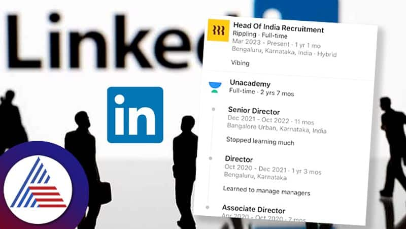 LinkedIn profile of man created interest among netizens private job search sum