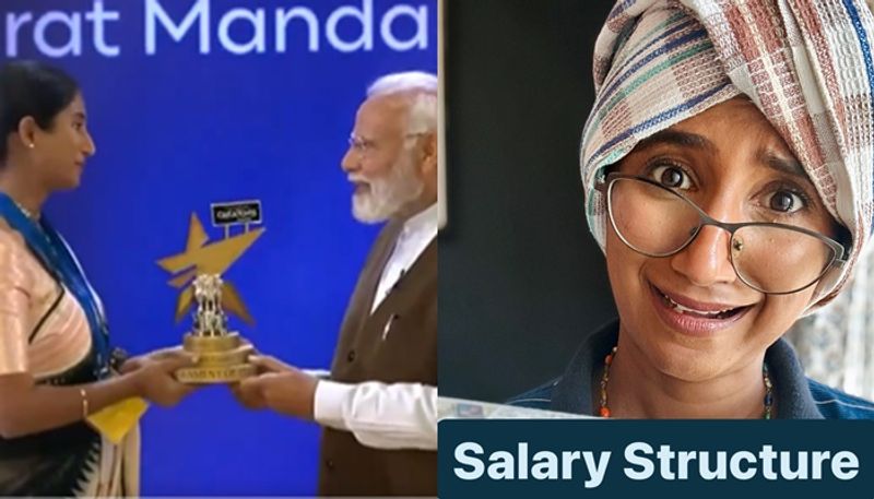 Aiyyo Shraddha Wins Most Creative Creator PM Modi presents Award san