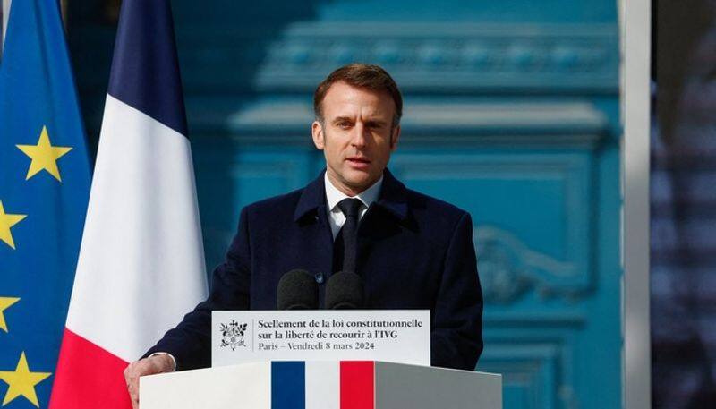 Emmanuel Macron advocates constitutional protections for women; pushes 'Right to Terminate Pregnancy' in EU avv