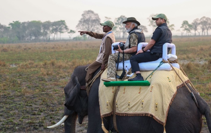 PM Modi invites people from all over the world to visit kaziranga Rya