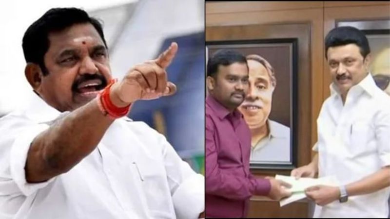 aiadmk general secretary edappadi k palaniswami slams dmk govt-rag