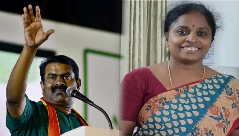 Government Teacher Uma Maheshwari suspend Politician seeman slams dmk ans