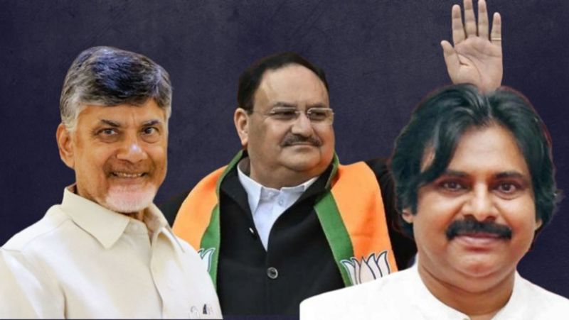 Andhra Pradesh TDP-BJP-Jana Sena Party giving crushing defeat to YSR Congress Party san