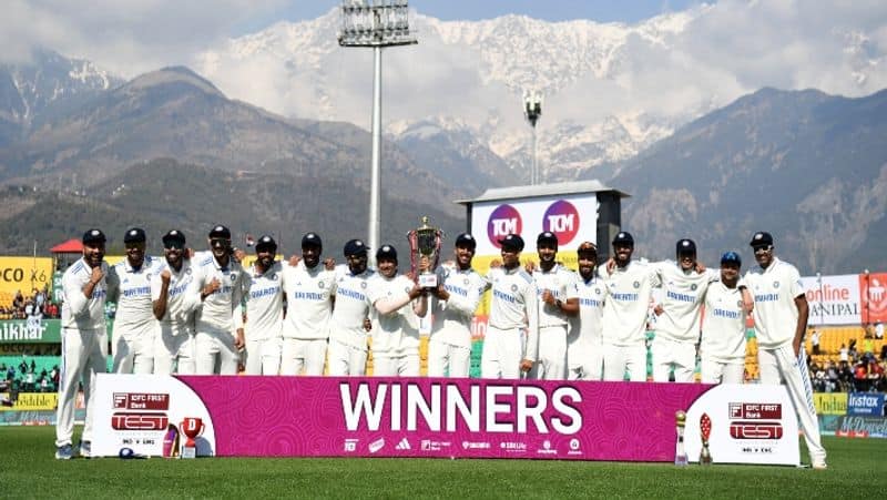 Team India Played Totally 579 Test Matches and Won 178 Matches including 5th Test Match against England at Dharamsala and lost 178 matches rsk