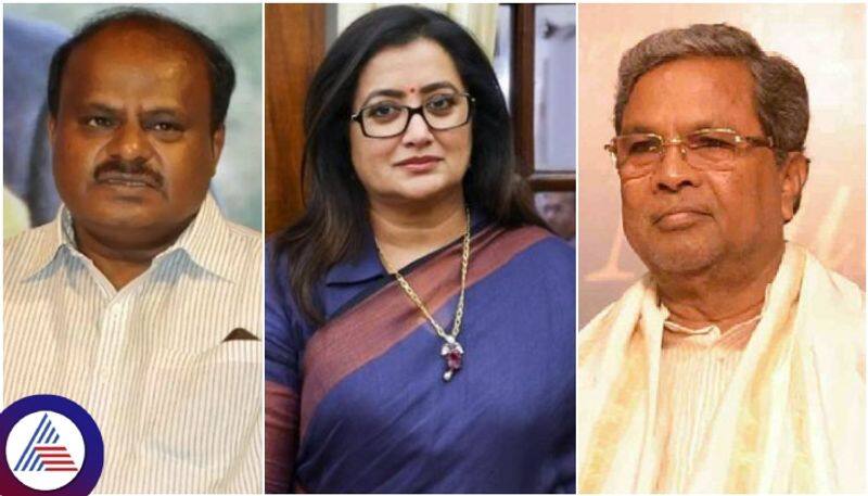 CM Siddaramaiah and former CM Kumaraswamy political war about MP Sumalatha Ambareesh sat