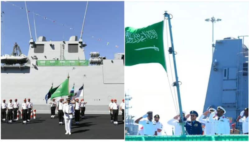 second warship built in saudi arabia launched in jeddah 