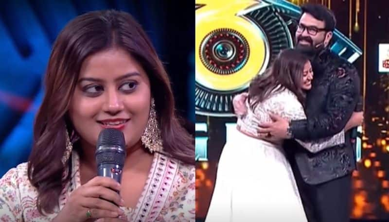 actress ansiba hassan and mohanlal funny moment in bigg boss malayalam season 6 nrn 