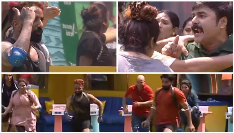 bigg boss malayalam season 6 first fight happened during first captain task promo out vvk