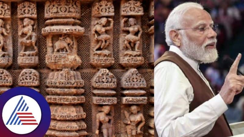 PM Modi says Konark statue shown with purse mini skirt India fashion leader skr