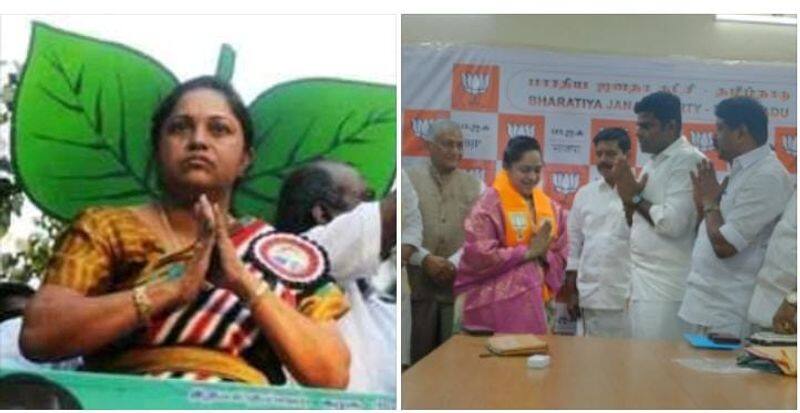 Former AIADMK MLA Rajalakshmi joins BJP KAK