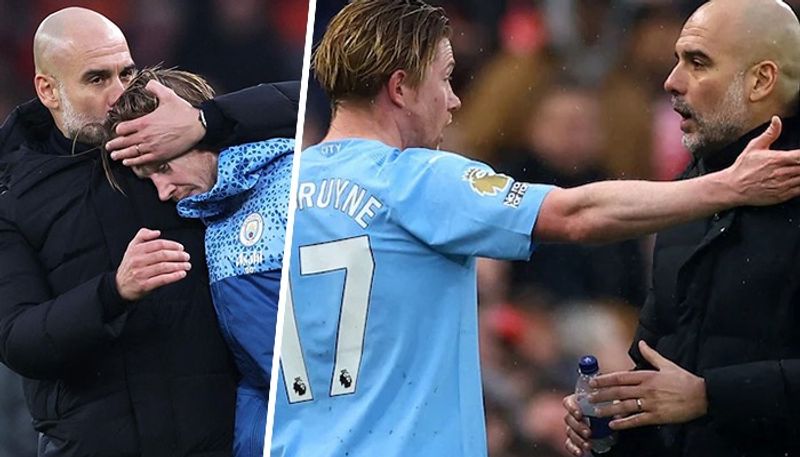 Football Emotional exchange at Anfield: Guardiola supports De Bruyne's animated substitution response osf