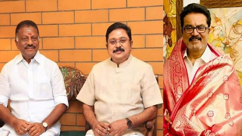 TTV dhinakaran O panneerselvam and sarathkumar seat sharing talks with bjp ahead of loksabha election 2024 smp