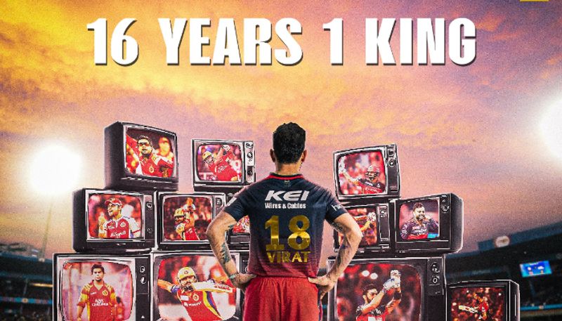 16 years one king rcb poster for Virat Kohli goes viral ahead IPL 2024