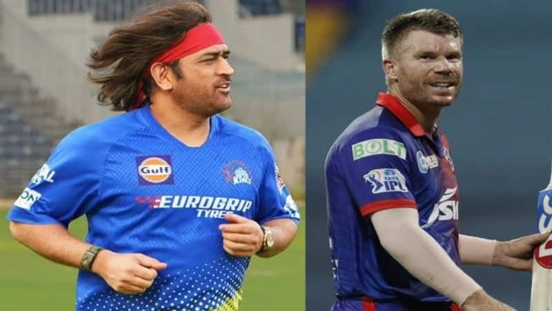 cricket David Warner's response to MS Dhoni's new look ahead of IPL 2024 goes viral osf