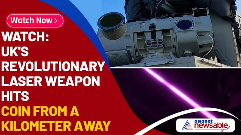 Watch UK's revolutionary laser weapon hits coin from a kilometer away AJR