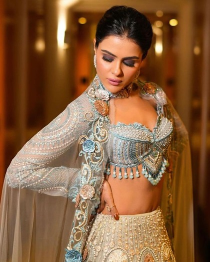 जीरो फिगर पर सब होंगे फिदा,पहनें Priyanka Chahar के 10 Blouse Design