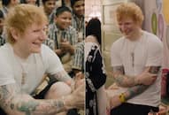 Ed Sheeran reaches Mumbai for concert alongside Prateek Kuhad; spends time with school children ATG