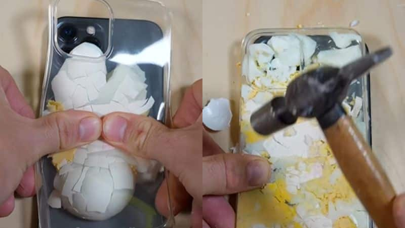 Viral Video:  Man crushes hard-boiled egg on a brand new iPhone, gets 3 million viewsrtm