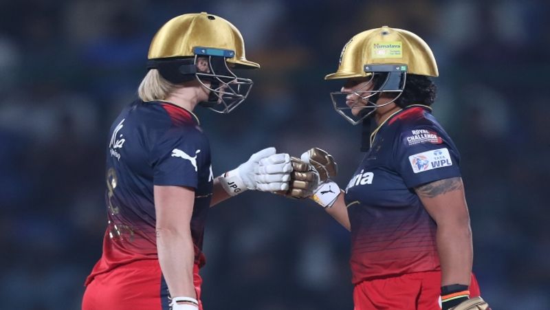 WPL 2024 Ellyse Perry Richa Ghosh powers RCB into playoffs kvn