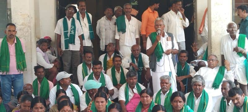 Farmers union demands for fulfillment of various demands snr