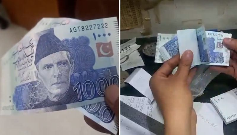 Cash-strapped Pakistan's 'desperation' exposed? Misprinted one-sided notes in Karachi bank goes viral (WATCH) snt