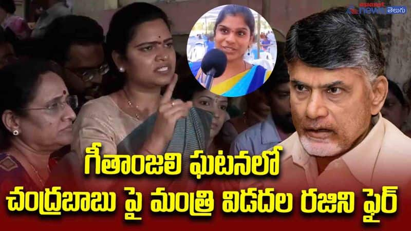 Rajini Vidadala  comments on chandrababu naidu