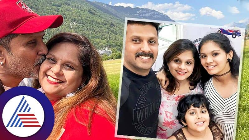 kannada small screen angry young man hitler kalyana fame Dileep Raj cute family photos pav