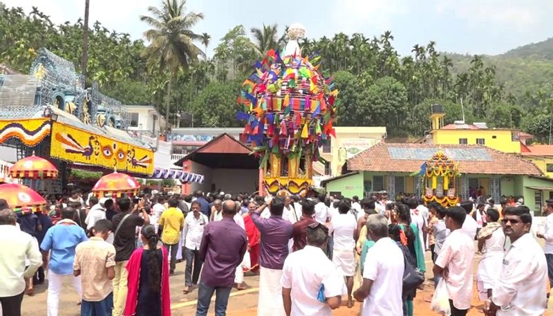 Annapurneshwari Brahma Rathotsava Held at Horanadu in Chikkamagaluru grg 