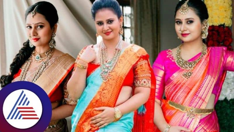 Kannada actress Amulya Gowda flaunts her expensive saree vcs