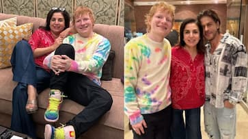 Shah Rukh Khan taught Ed Sheeran SRK pose video viral Shape of You ed sheeran concert kxa 