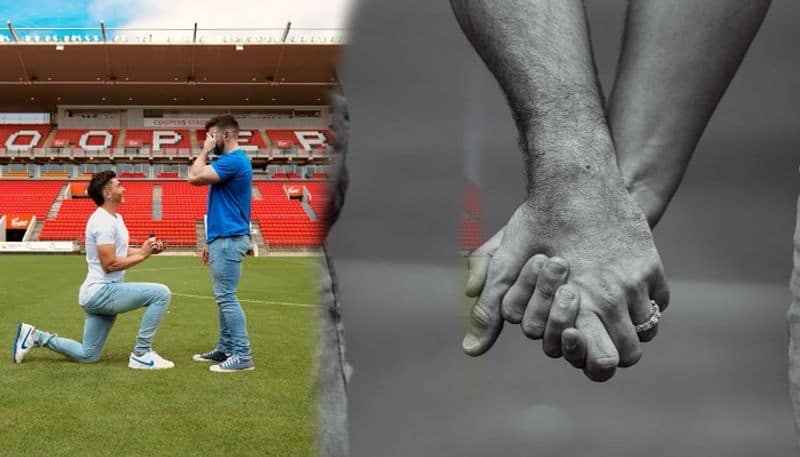 World 1st Openly Gay Footballer Proposes To Partner At Adelaide United Stadium kvn