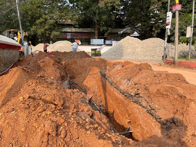 Passengers please note rods in Trivandrum city like Guna caves due to smart city works - pictures 