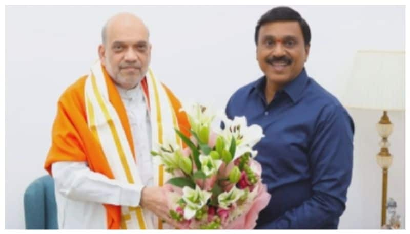 Janardhana Reddy meets Amit Shah nbn